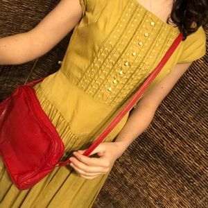 Vintage red purse 💛